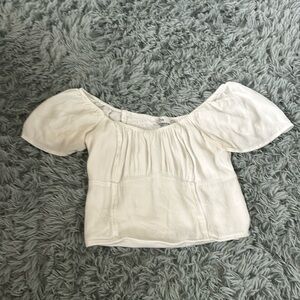 Small, white, Hollister top
